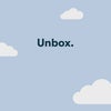 Minimalist design with 'Unbox' text